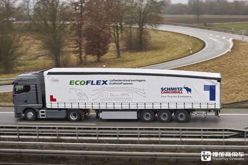 弧形車頂可以升降,最高可降低10 的整車油耗 帶你好好看看施密茨ecoflex側簾掛車